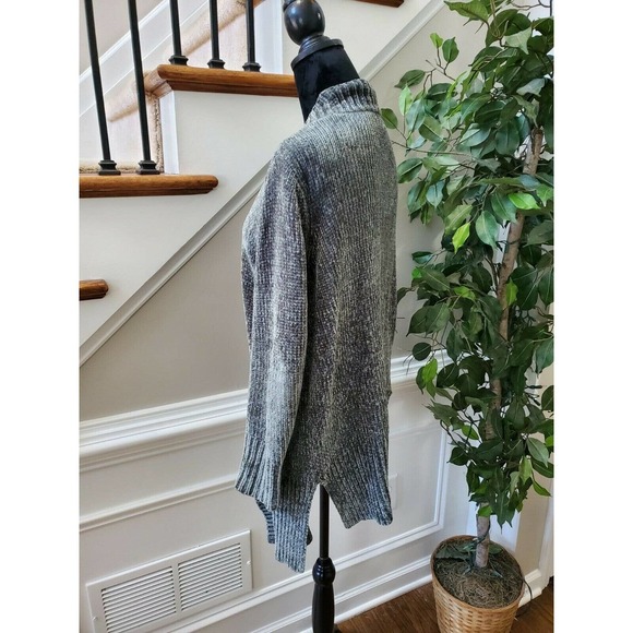 A New Day Women's Gray Polyester Long Sleeve Open Front Knit Sweater Size Small - Picture 5 of 9